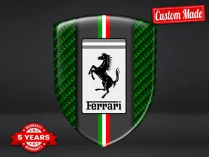 Ferrari Permanentaufkleber Robust Hochwertig Professionell